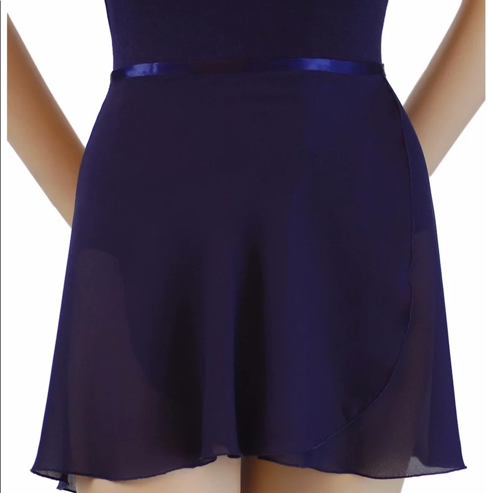 Trienawear 14” georgette wrap skirt